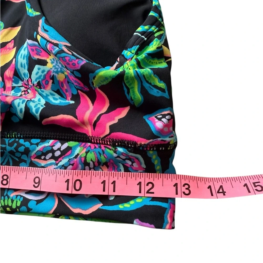 Lilly Pulitzer Vibrant Floral High Neck Somerset Sports Bra